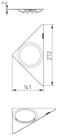 Line Drawing - Grating-Drain-triangular