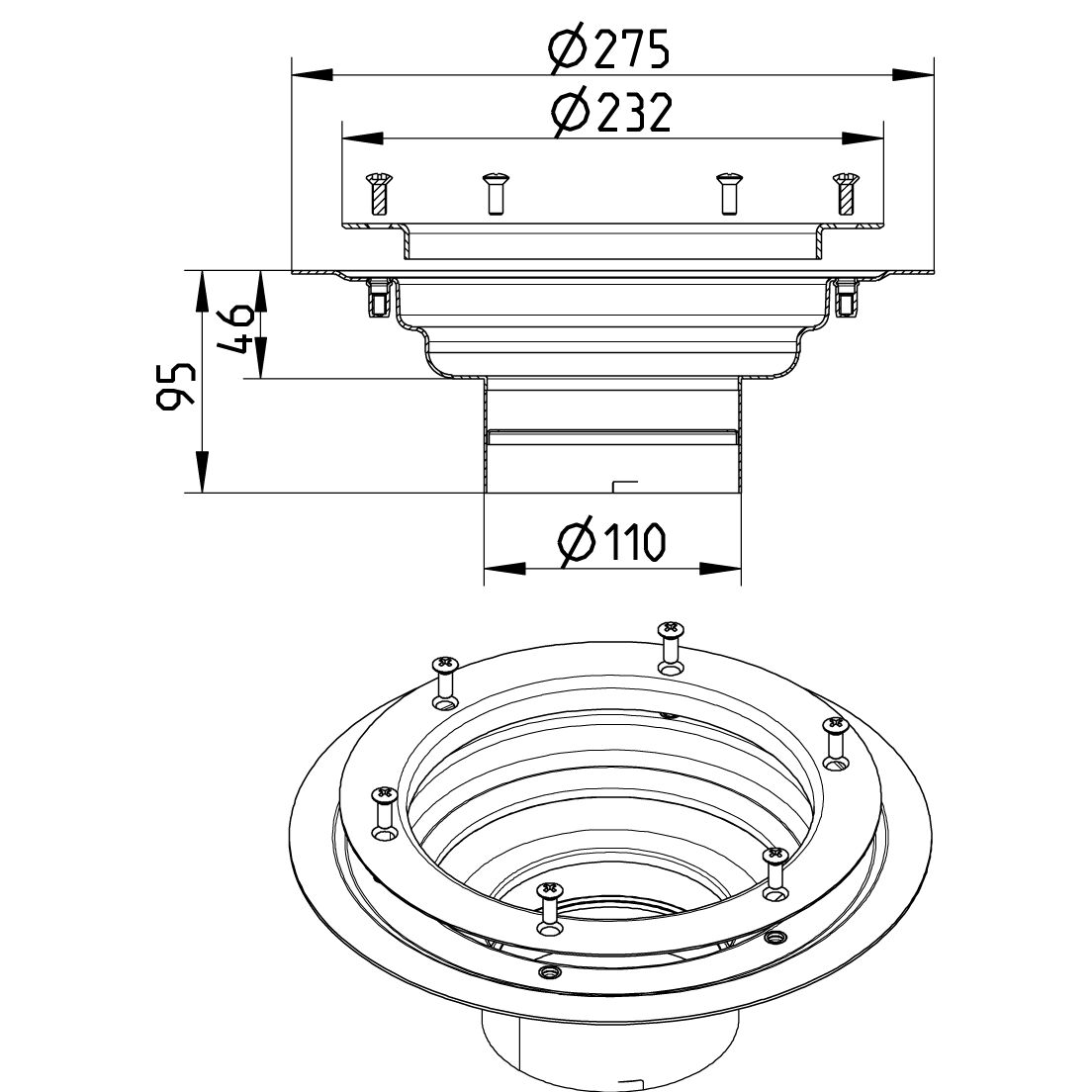 Line Drawing - Upper part-Vinyl-232