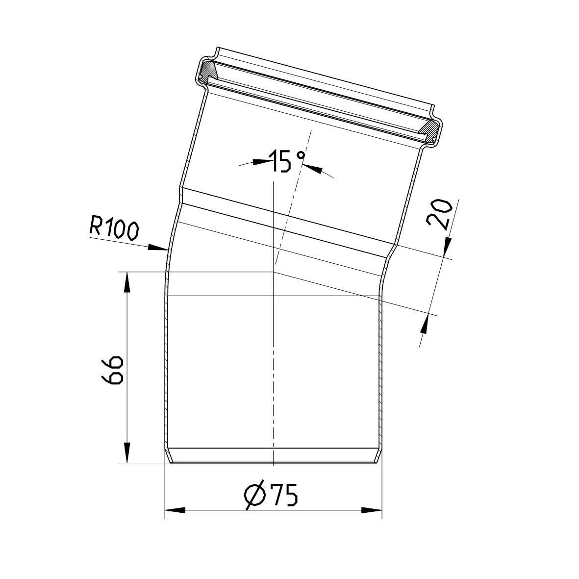 Line Drawing - Bend-15